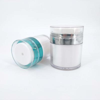 China Face Luxury Cosmetic Cream Jar Containers 15g 30g 50g Vacuum Acrylic Double Wall for sale