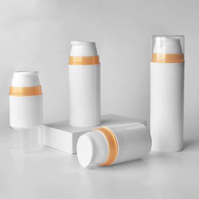 China Zahnpasta-leere luftlose Pumpflasche-kosmetisches Make-upemulsions-Leck 5.07oz 150ml stoßsicher zu verkaufen