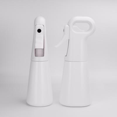 China 300ml Small Continuous Mist Spray Bottle For Plants Hair Ultra Fine Water Mister Check Head for sale