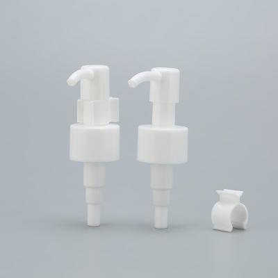 China 24/410 24mm Lotion Dispenser Pump White Plastic Shampoo Pump For Bottle for sale