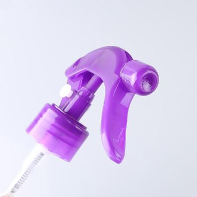 China Mini Trigger Sprayer blanco púrpura 24/410 28/410 20-410 resistente en venta