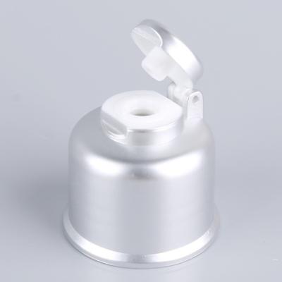 Chine Bouteille en plastique Flip Top Cap de pp 28mm Flip Top Screw Cap en aluminium 24/410 28/410 à vendre