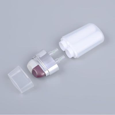China 0.3liter PP PET Plastic Airless Pump Bottle Airless Cream Pump Bottle Dispenser Double Tube 0.2ml T for sale