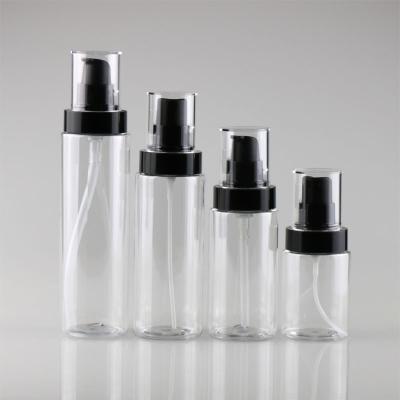 China 80ml 120ml 160ml 200ml 8 Oz Plastic Mist Spray Bottle 200ml 250ml Container Clear Emulsion for sale