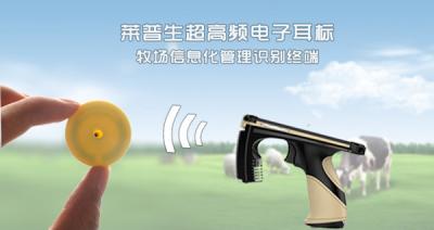 Китай Небольшая бирка уха 860-960МХз УХФ штрихкода желтого цвета РФИД с кнопками 32мм*24мм продается