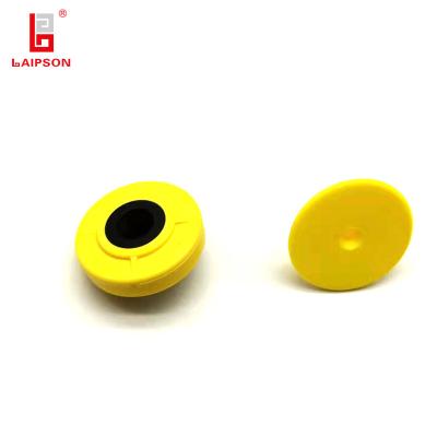 China Button RFID Ear Tags For Cattle FDX-B Customized Color Non Toxic EM4305 Chip for sale