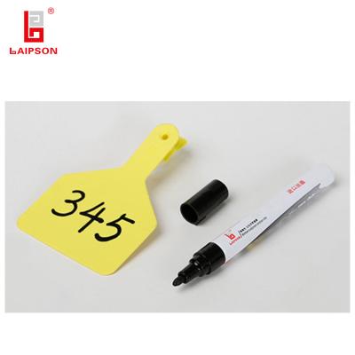 China Laipson Farm Animals Indentify Ear Tag Marker Pen With Even Ink Flow On Z Tags for sale