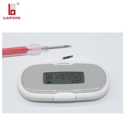 China Medida da seringa animal do microchip da temperatura com controle da qualidade de Disinfectious à venda
