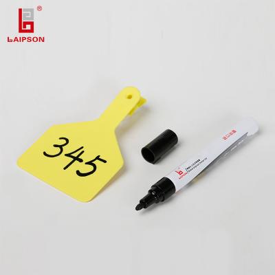 China Black Ink Water Proof Cattle Ear Tag Marker Pen for sale