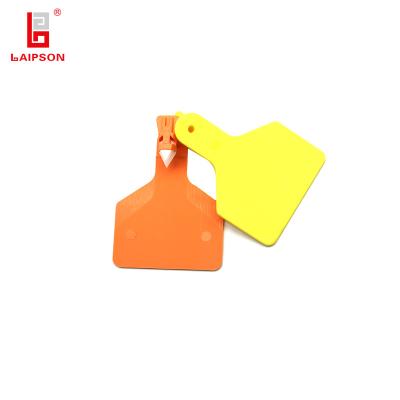 China High Performance Tpu Single Cattle Cow Ear Tag For Livestock Identification for sale