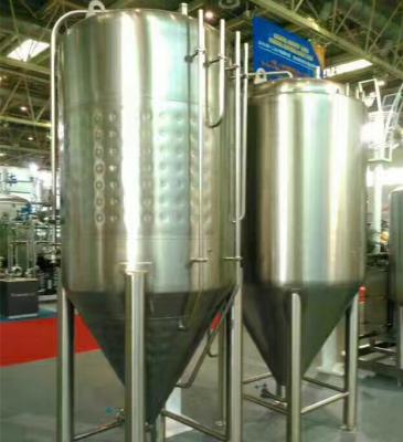 China Pub / Beer Bar Large Home Brewing Systems Beer Fermentation Tank Jacketed Conical for sale
