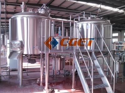 China depósitos de fermentación trifásicos de la cervecería del equipo de la elaboración de la cerveza del gran escala 380V en venta