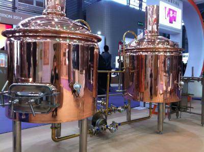 China Commercial Copper Brewing Equipment Copper Beer Tank 50L - 10000L 245KGS for sale