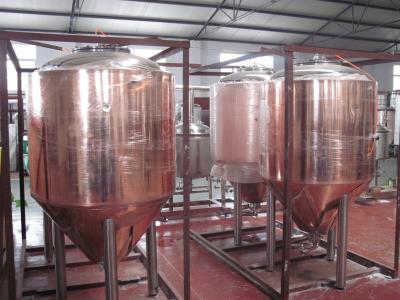 China Professional Copper Mirror Small Beer Brewing Systems , Nano Brewery Equipment for sale