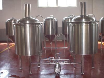 China Large Beer Brewing Equipment Stainless Steel Keg Barrel 5 Bbl Brewing System for sale