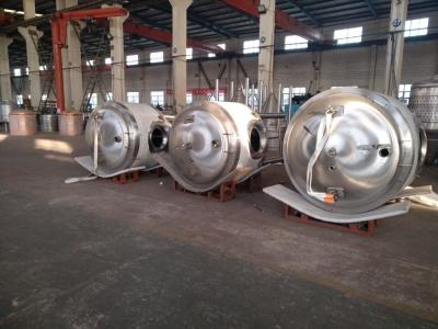 China Silver Beer Fermentation Equipment Stainless Steel Conical Fermentation Tank for sale