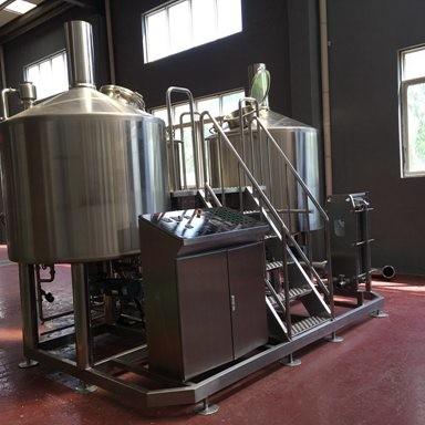 China Turnkey Brewery Equipment 3 Vessel Brewhouse SS Brewing Equipment 20Bbl for sale