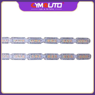 Cina Luci diurne in stile gemstone 16/19/21 Ponit 12V Bianco Giallo LED Strips in vendita
