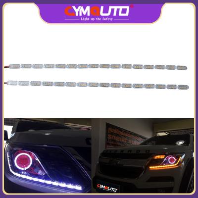 China Fog LED Daytime Running Lights Anticollision Drl Flowing LED Turn Signal for sale