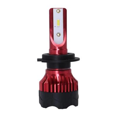 China 25W Auto Headlight Led Lamp H1 H4 H7 H11 For Car Styling Motorcycle Red Aluminum for sale