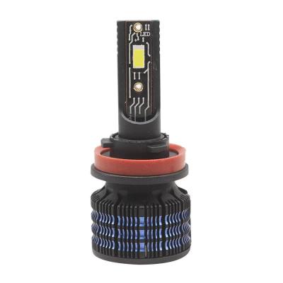 China 40W 8000LM Led Headlight Bulb White H4 H1 H7 CS3570 8 Chip Mini Projector Lens for sale