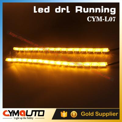 China 12V LED DRL Car Daytime Running Light Flexible Waterproof Strip for sale