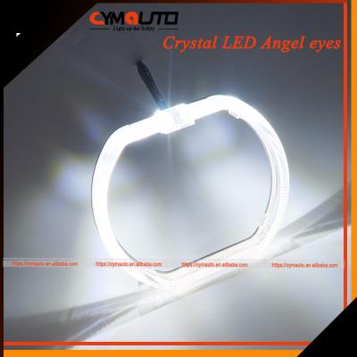 China Crystal LED Angel Eyes Halo Ring RGB DRL Lights Car Accessories for sale