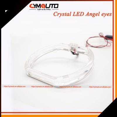 China Crystal Halo Angel Eye Headlights Waterproof Angel Eye Retrofit LED for sale