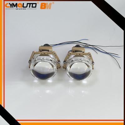 China HD Blue Cut Lenses Bi Led Projector Lens 3.0 Inch Car Headlight Lens With H7 H4 9005 for sale