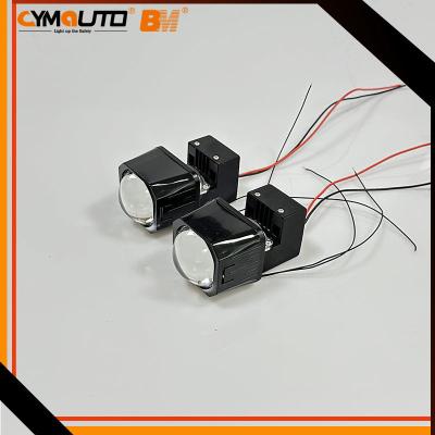 China 12v 1.5 Inch High Low Beam Mini Bi LED Projector Lens For Motorcycle for sale