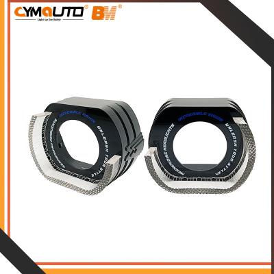 China Nieuwe CYMAUTO Crystal 7D Shroud Light Guide geïntegreerde hoes WRGB-modus 2,5 inch gemodificeerd engeloog Te koop