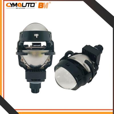 China Cymauto A2 2.5inch Bi Projector Lens short size 12v High-end texture Ultra Bright Projector Headlight RHD/LHD/flat Led en venta