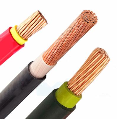 中国 copper core PVC insulation PVC sheath power cable BVV 0.75mm~10mm 70 degree 300/500V electric wire 販売のため