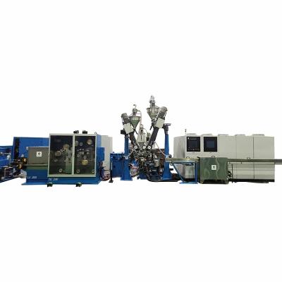 China Physical Foaming Lan Insulation Cable Extrusion Machine High Speed Tandem Line for sale