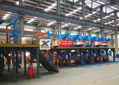 China Upwards Continuous Casting Machine  Vertical Die Casting Machine  For Oxygen Free Copper Rod for sale