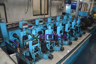 中国 まっすぐな継ぎ目の鋼鉄溶接の管製造所の生産ライン速度15-30m/分 販売のため