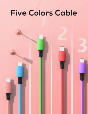 China PVC TPE Jacket C Type Fast Charging Cable 1M For Android Mobile Phone for sale