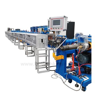 China Two Compound Extrusion Line Silicone Braiding Hose Making Machine Extruder for sale
