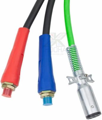 China ABS Power Air Line Hose Wrap 7 Way Electrical Cable Harness With Handle Grip for sale