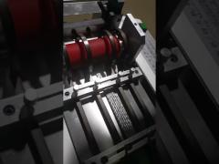 Cutting machine for copper braided
