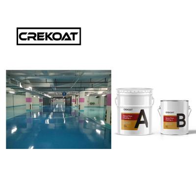 China Spray Heavy Duty Industrial Epoxy Floor Coating High Gloss Low Odor for sale