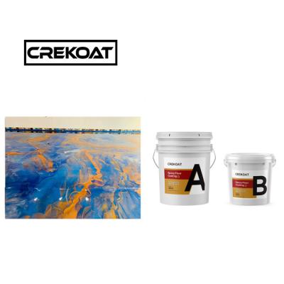 China Roller 100% Solids Epoxy Floor Coating Cleanable Pure Epoxy Coating for sale