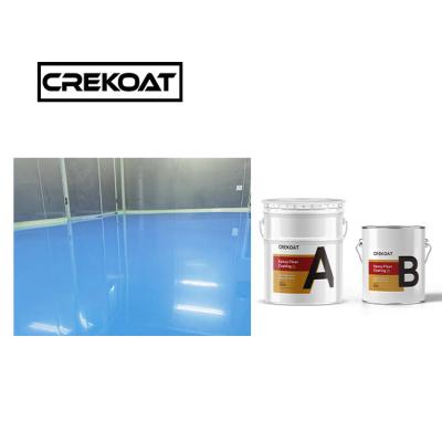 China Liquid Gloss High Build Epoxy Floor Paint With Two Component Rapid Curing TDS for sale