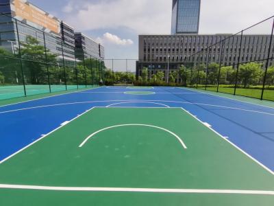 Chine Le plancher ignifuge de court de tennis de basket-ball peignent sans couture acrylique à vendre