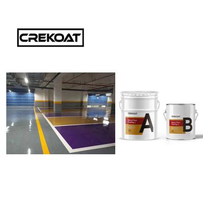 China 1mm High Gloss Epoxy Floor Coating Ease Durable Floor Paint Solid Colors for sale