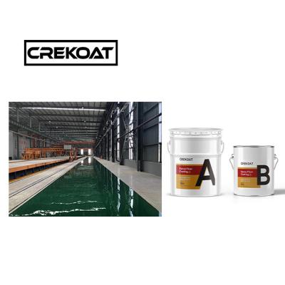 China 3mm Water Based Industrial Epoxy Floor Coating Spray TDS For Heavy Machinery for sale