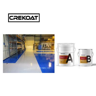China Adhesion Water Based Epoxy Floor Paint Low VOC Epoxy Floor Top Coat Low Odor for sale