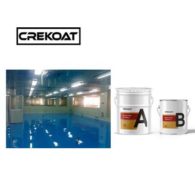 China Waterborne 2 Pack Water Based Floor Coating Recoatable High Build 3mm for sale