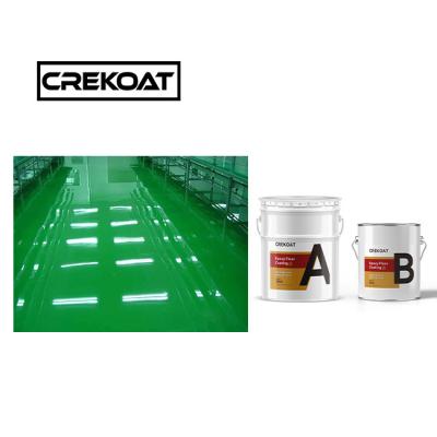 China WB Waterborne Epoxy Floor Coating / Paint Moisture Proof Chemical Resistant for sale