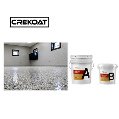 China Aliphatic Polyaspartic Floor Coating Solid Zero VOC Polymer Concrete Coating for sale